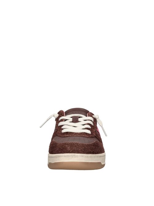 Sneakers in camoscio e pelle D.A.T.E. | COURT 2.0 COLOREDCHOCOLATE-ROSA